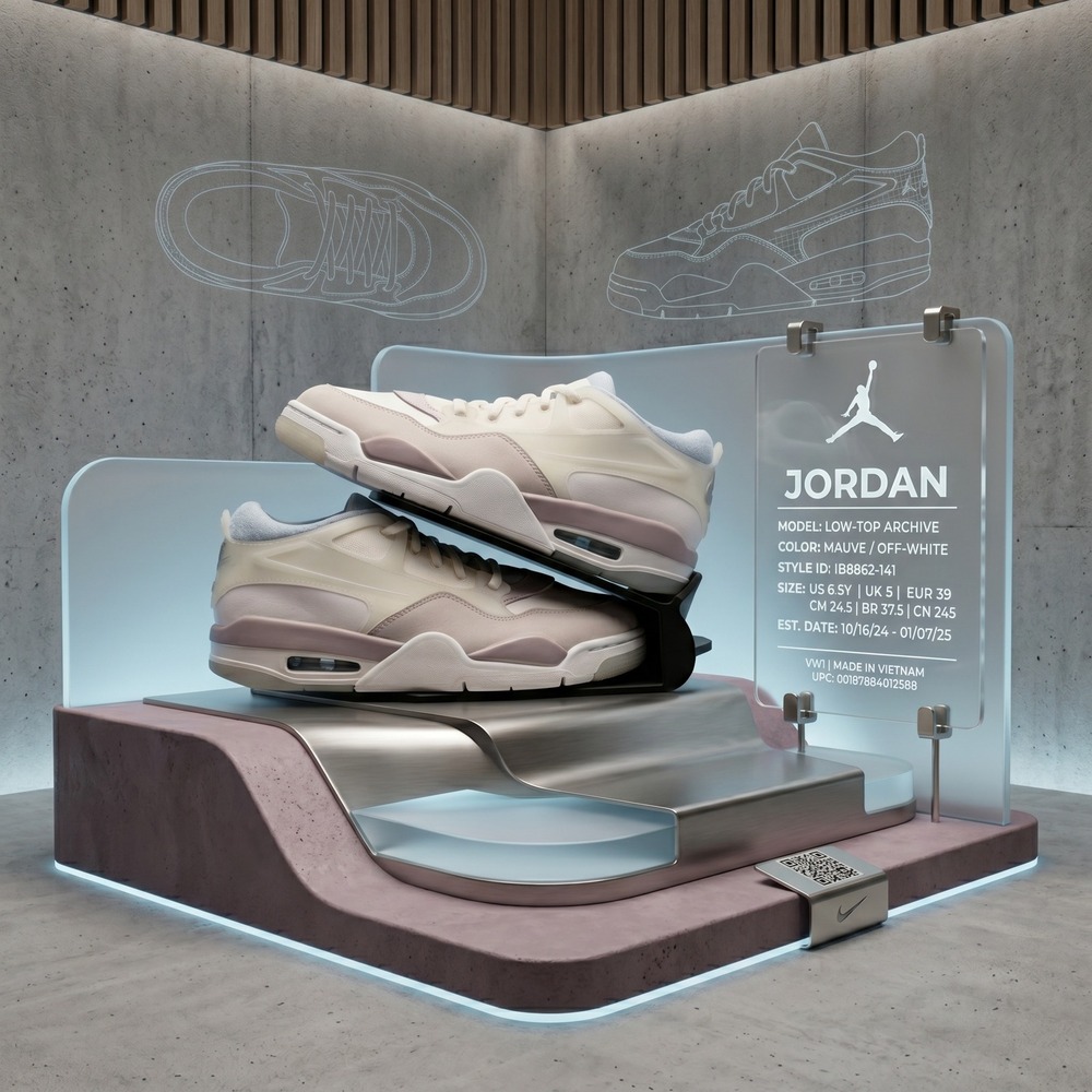 Jordan 4 Retro Sail Coconut Milk IB8862-141 6.5Y‎ 8W